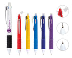 BOLÍGRAFO DE PLÁSTICO MULTI TINTAS  BAKÚ BLP4189