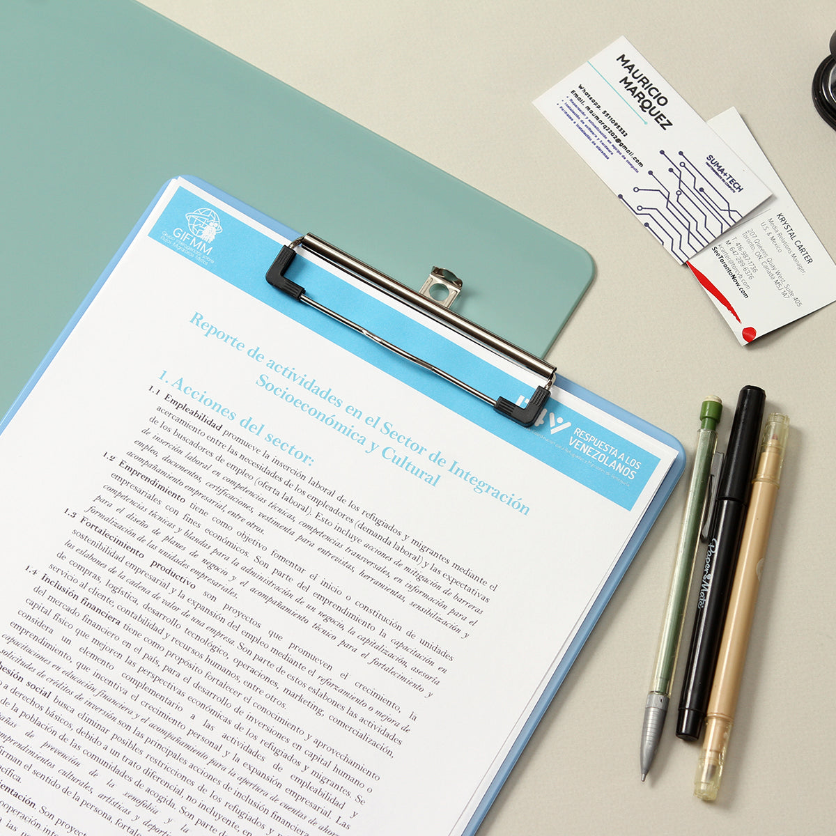 TABLA PORTA DOCUMENTOS BITUNG DK-093