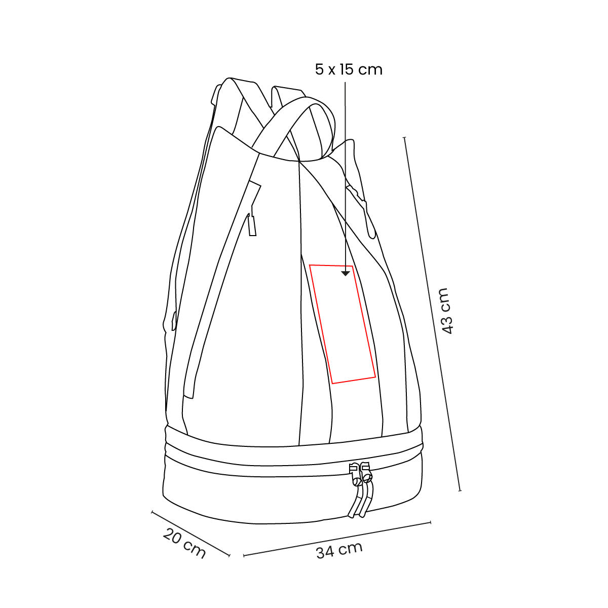 MOCHILA SACCA SIN 416