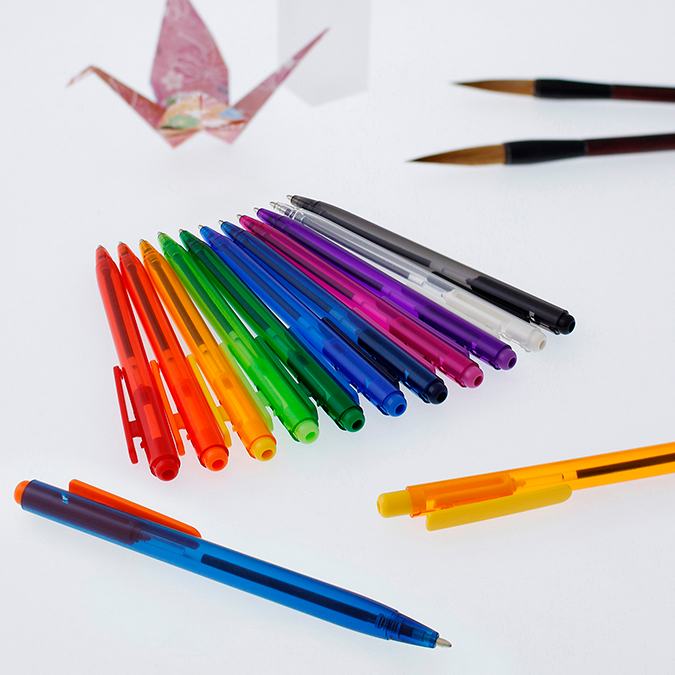 BOLÍGRAFO KOI BIO TRANS TINTA NEGRA KBI-TRN